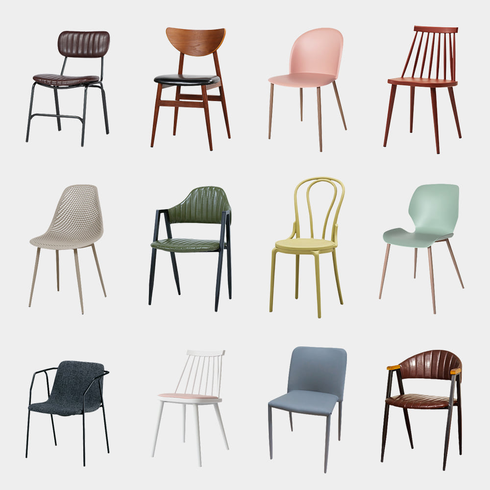 튼튼한 카페 식당 식탁의자 26종