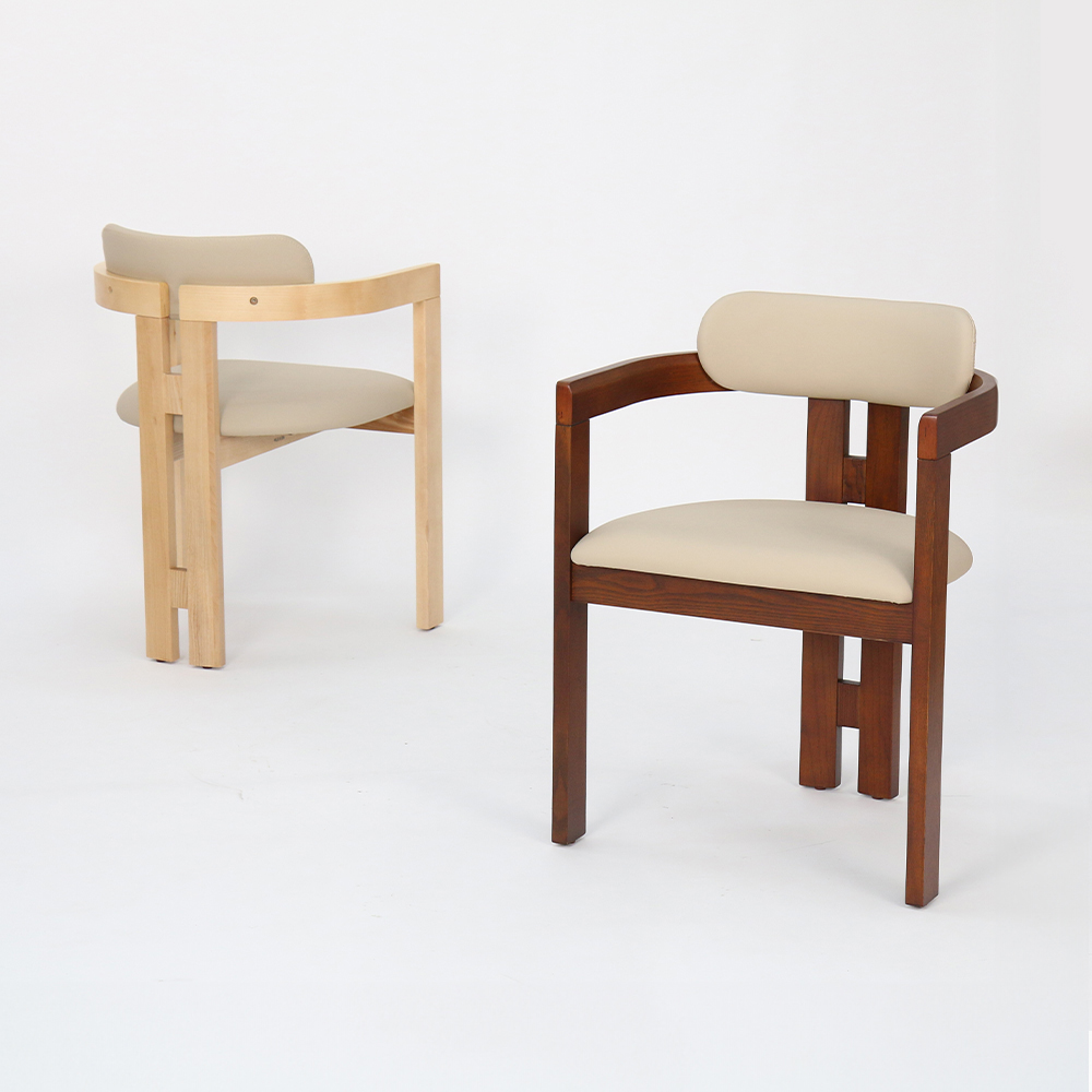 ATC-399 호텔 카페 식당 디자인 원목 암체어